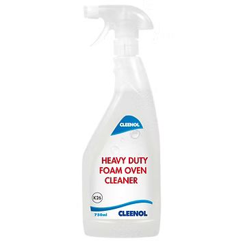 Heavy duty oven foam cleaner