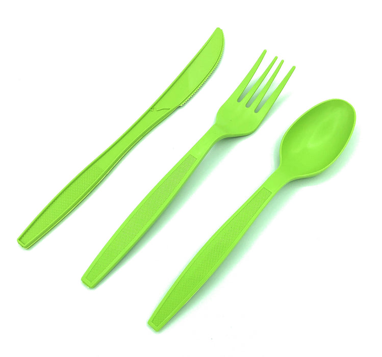 Biodegradable green spoon 7"