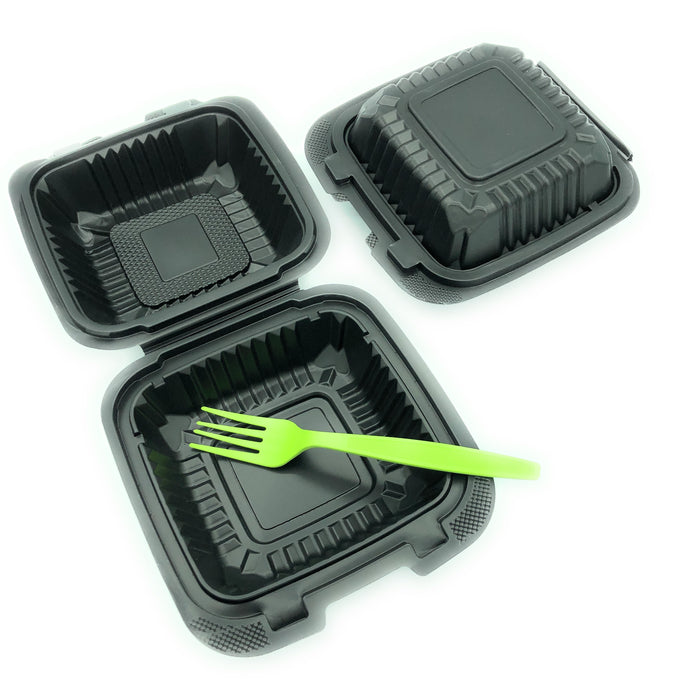 Biodegradable green fork 7"