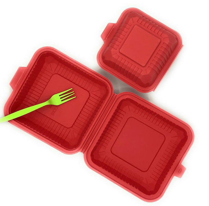 Biodegradable green fork 7"