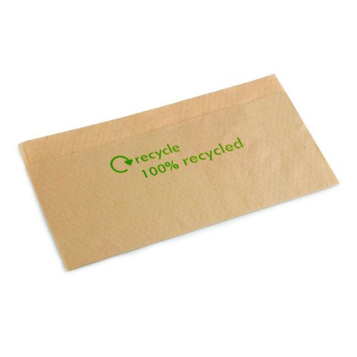 Kraft recycled napkin 1ply 32cmx30cm