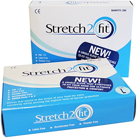 Stretch2fit gloves blue